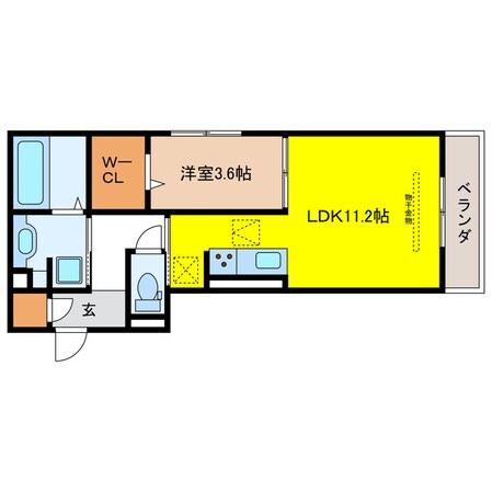 D-ROOM本荘EASTの物件間取画像